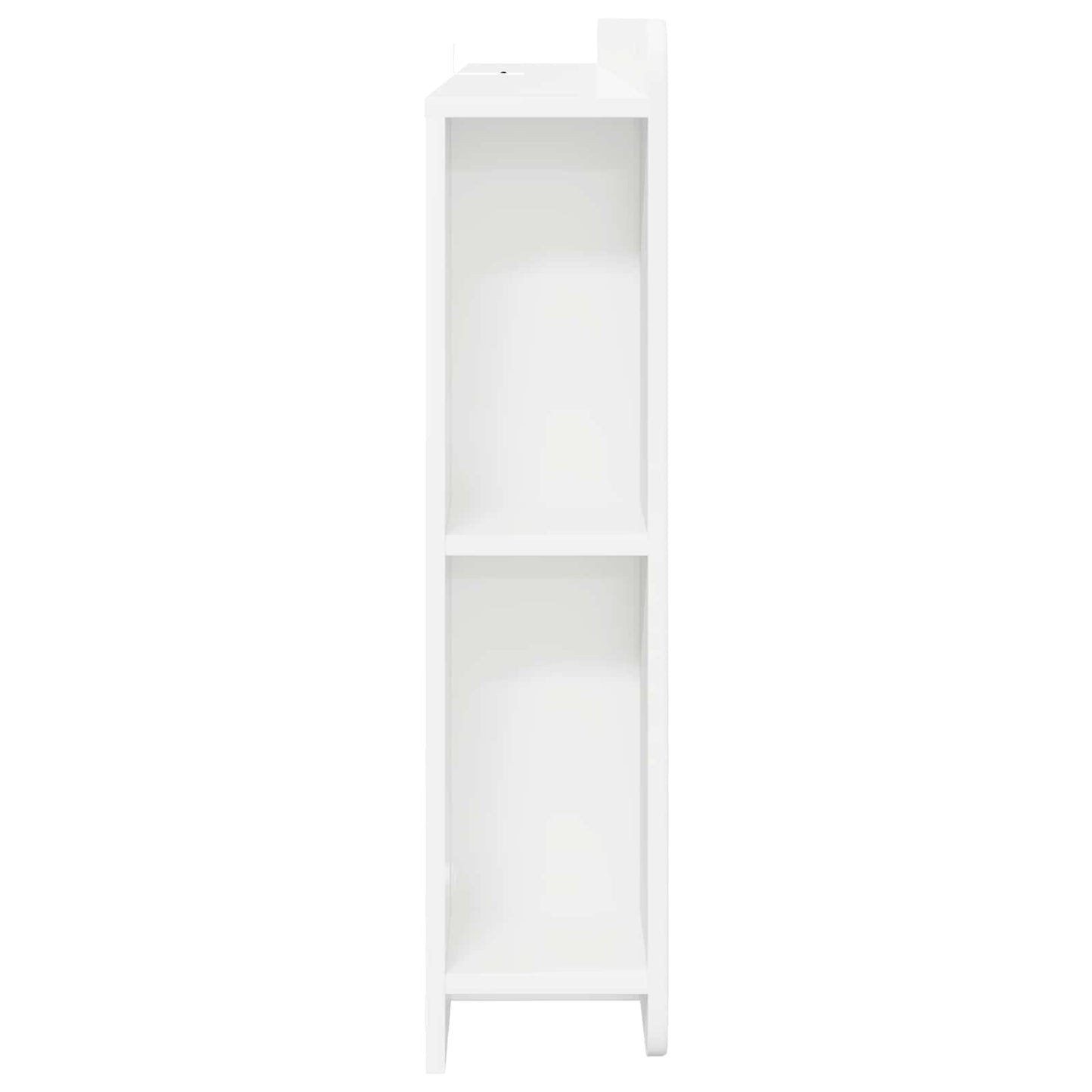 Testata del letto con archiviazione Bianco 135 x 18,5 x 80 cm