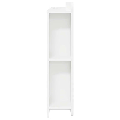 Testata del letto con archiviazione Bianco 135 x 18,5 x 80 cm