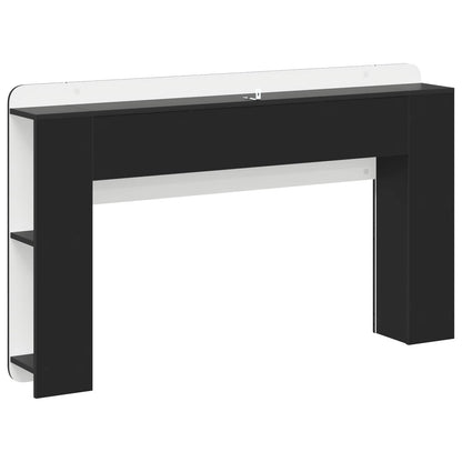 Testata del letto Nero 135 x 18,5 x 80 cm Legno ingegnerizzato
