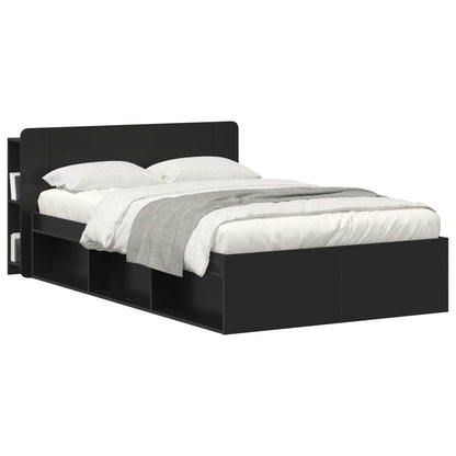 Testata del letto Nero 135 x 18,5 x 80 cm Legno ingegnerizzato