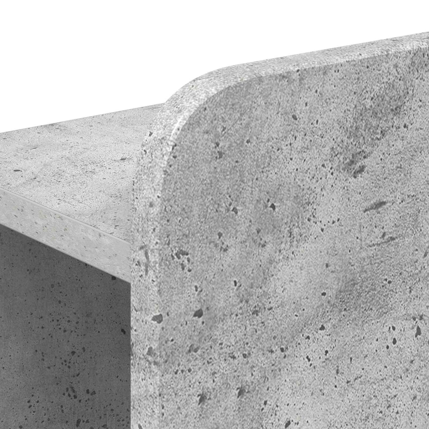 Testata del letto Grigio Cemento Legno ingegnerizzato