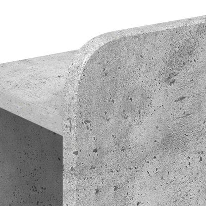 Testata del letto Grigio Cemento Legno ingegnerizzato