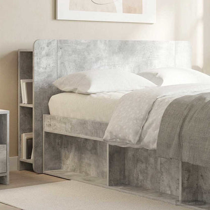 Testata del letto Grigio Cemento Legno ingegnerizzato