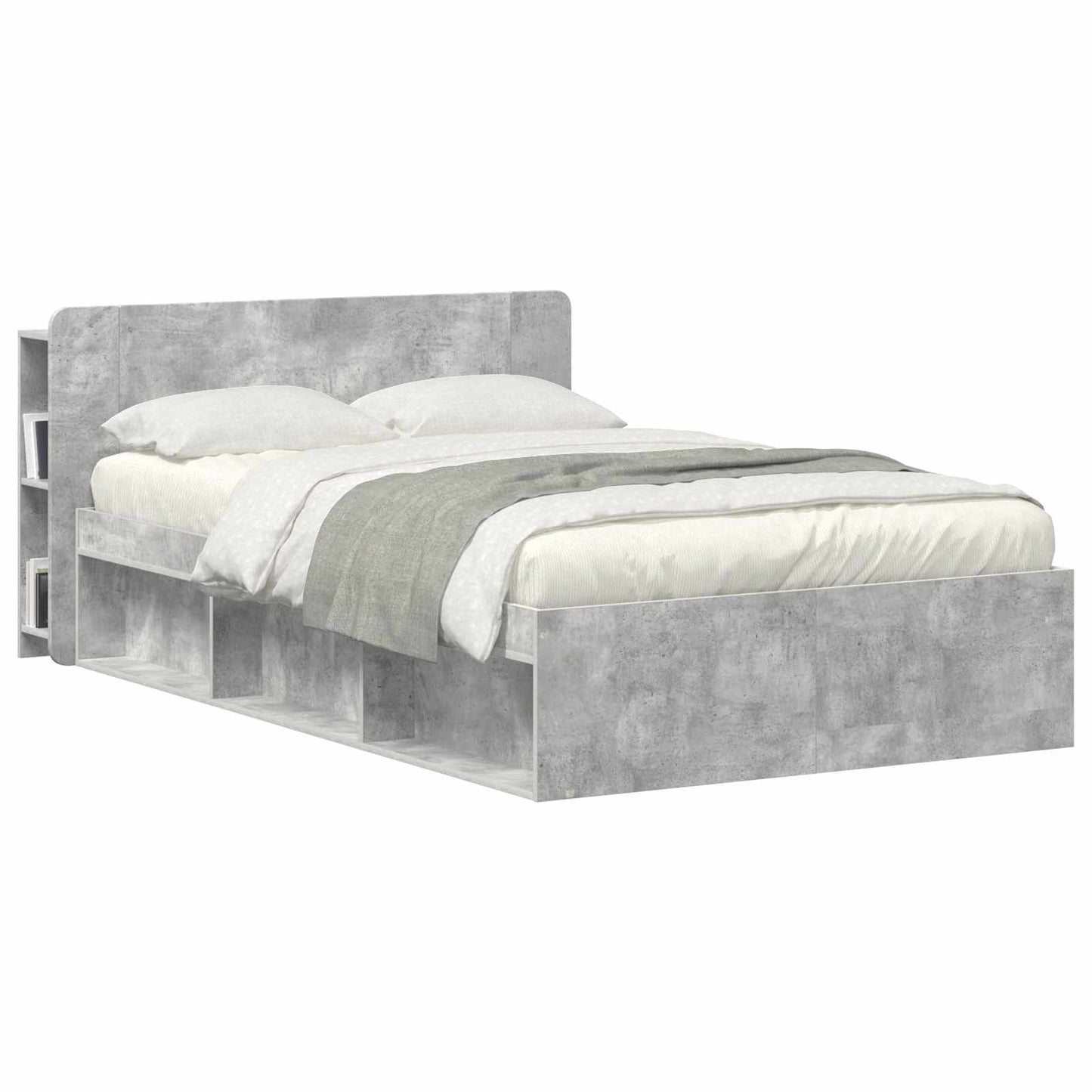 Testata del letto Grigio Cemento Legno ingegnerizzato