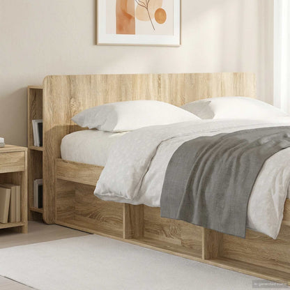 Testata del letto Rovere Sonoma Legno ingegnerizzato
