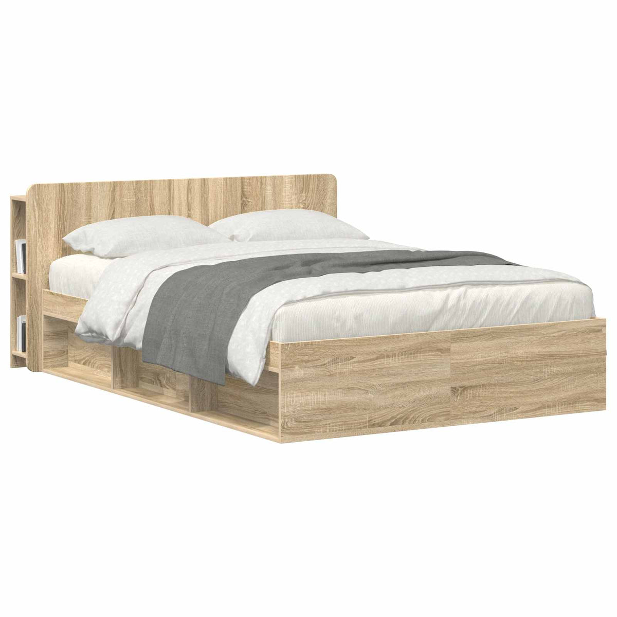 Testata del letto Rovere Sonoma Legno ingegnerizzato