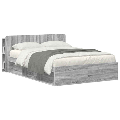 Testata del letto Grigio Sonoma Legno ingegnerizzato