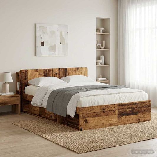 Testata del letto Legno antico Legno ingegnerizzato