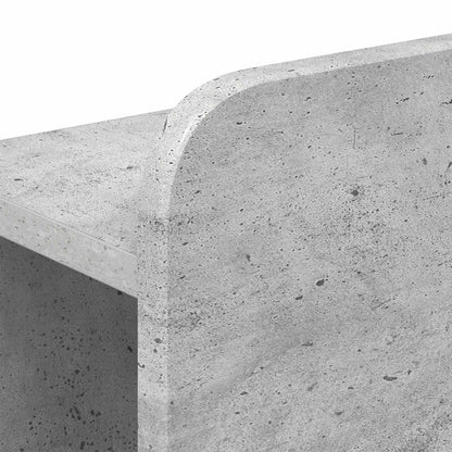 Testata del letto Grigio Cemento Legno ingegnerizzato
