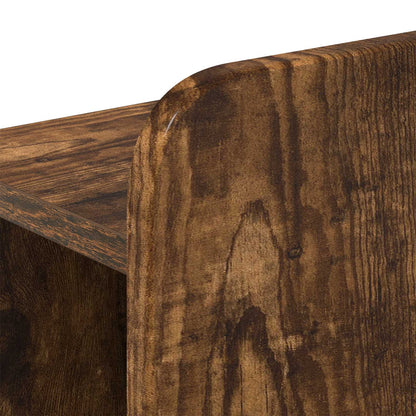 Testata del letto Rovere Fumo Legno ingegnerizzato