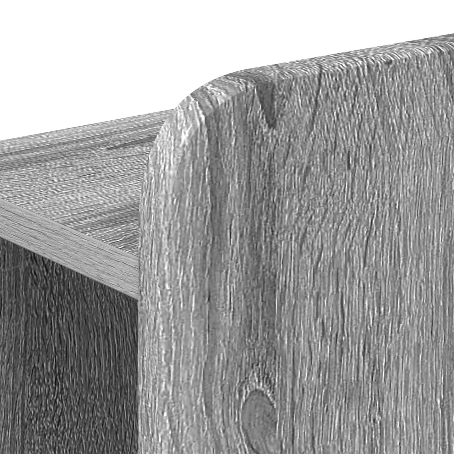 Testata del letto Grigio Sonoma Legno ingegnerizzato