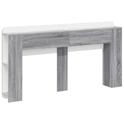Testata del letto Grigio Sonoma Legno ingegnerizzato