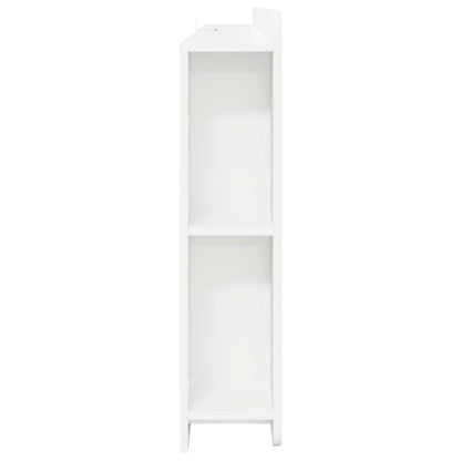 Testata del letto con archiviazione Bianco Legno ingegnerizzato