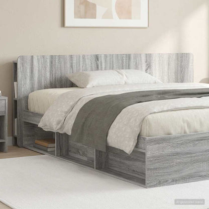 Testata del letto Grigio Sonoma Legno ingegnerizzato