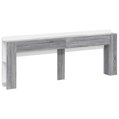 Testata del letto Grigio Sonoma Legno ingegnerizzato