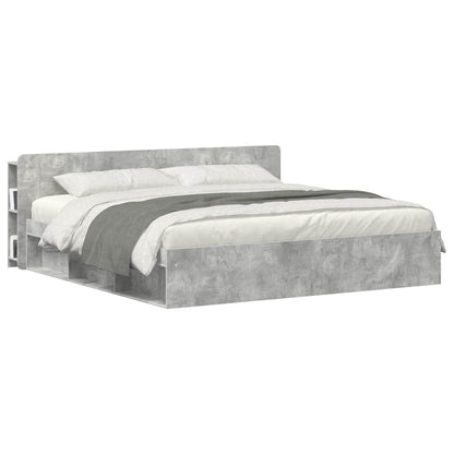 Testata del letto Grigio Cemento Legno ingegnerizzato