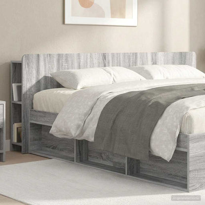 Testata del letto Grigio Sonoma Legno ingegnerizzato
