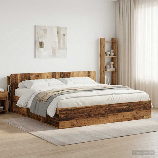 Testata del letto Legno antico Legno ingegnerizzato