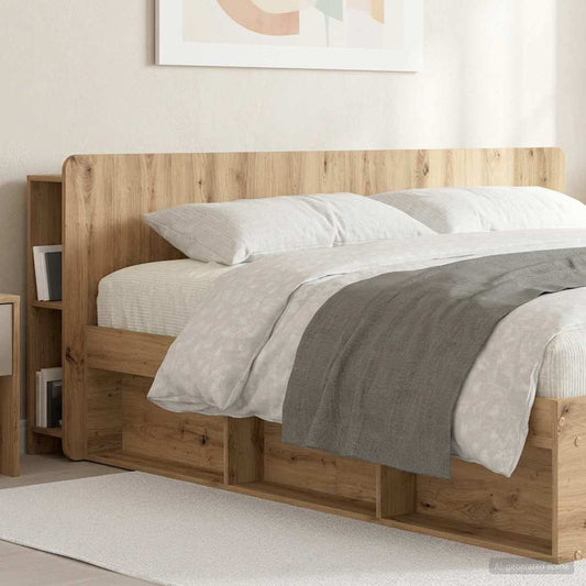 Testata del letto Rovere Artigianale Legno ingegnerizzato