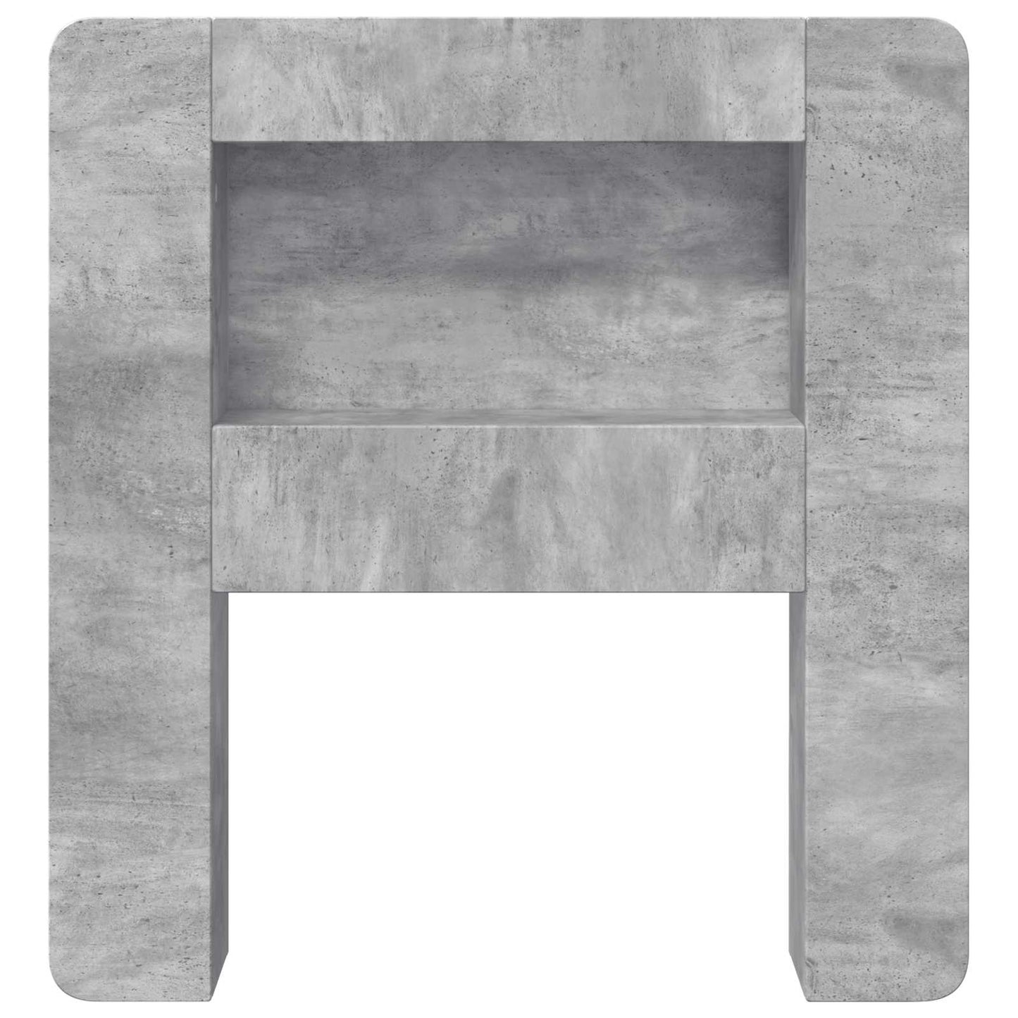 Testata del letto Grigio Cemento Legno ingegnerizzato