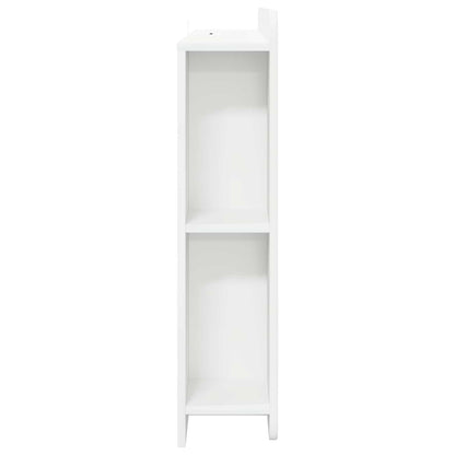Testata del letto Bianco Lucido Legno ingegnerizzato
