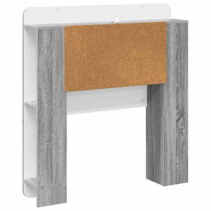 Testata del letto Grigio Sonoma Legno ingegnerizzato
