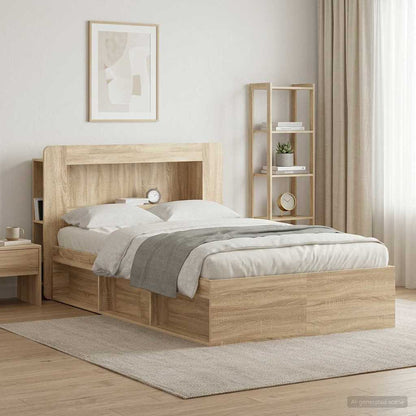 Testata del letto Rovere Sonoma Legno ingegnerizzato