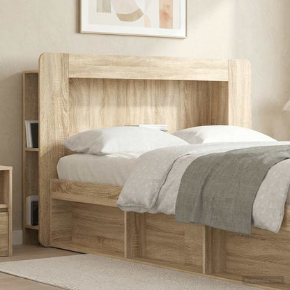 Testata del letto Rovere Sonoma Legno ingegnerizzato