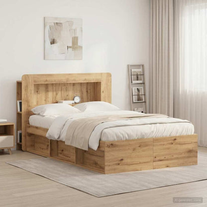 Testata del letto Rovere Artigianale Legno ingegnerizzato