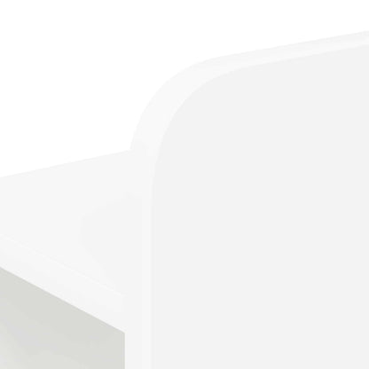 Testata del letto con archiviazione Bianco Legno ingegnerizzato