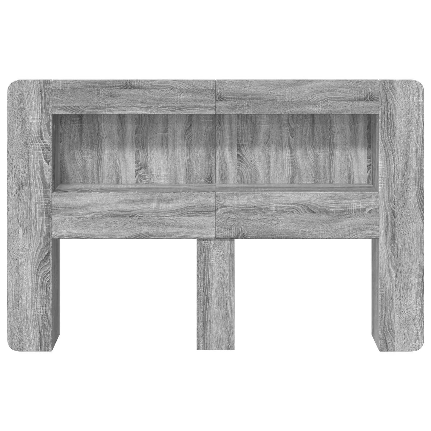 Testata del letto Grigio Sonoma Legno ingegnerizzato