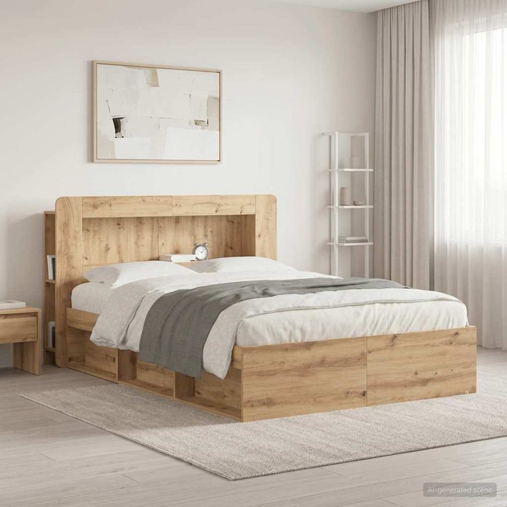 Testata del letto Rovere Artigianale Legno ingegnerizzato