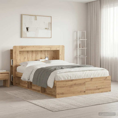 Testata del letto Rovere Artigianale Legno ingegnerizzato