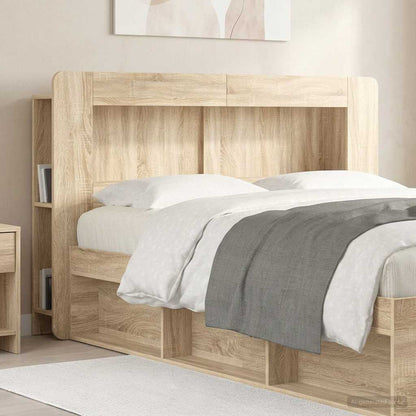 Testata del letto Rovere Sonoma Legno ingegnerizzato