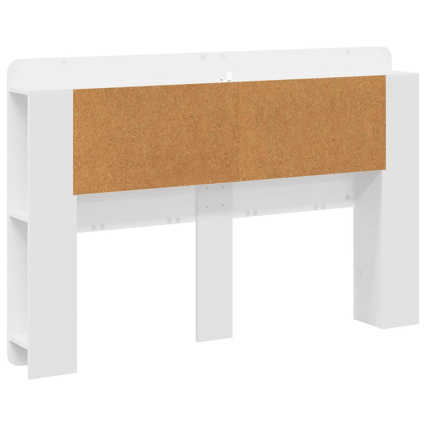 Testata del letto Bianco Lucido Legno ingegnerizzato