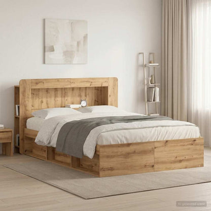 Testata del letto Rovere Artigianale Legno ingegnerizzato
