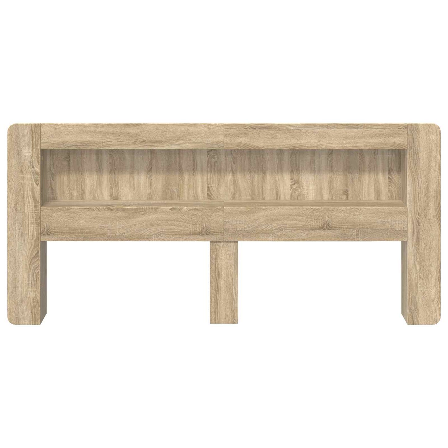 Testata del letto Rovere Sonoma Legno ingegnerizzato