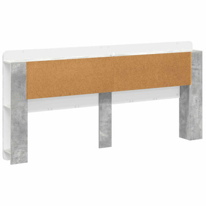 Testata del letto Grigio Cemento Legno ingegnerizzato