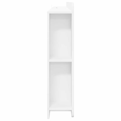 Testata del letto Bianco Lucido Legno ingegnerizzato