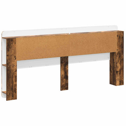Testata del letto Rovere Fumo Legno ingegnerizzato