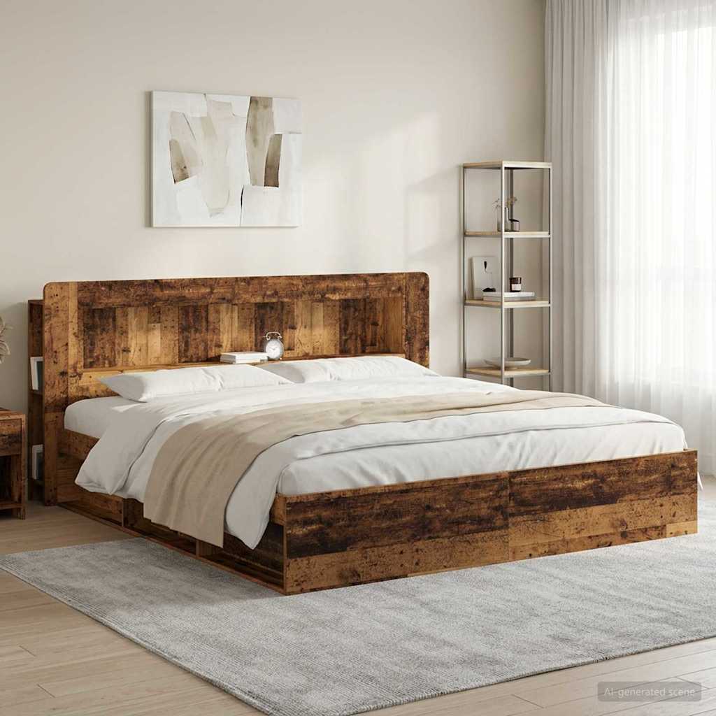 Testata del letto Legno antico Legno ingegnerizzato