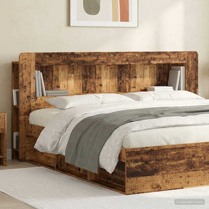 Testata del letto Legno antico Legno ingegnerizzato