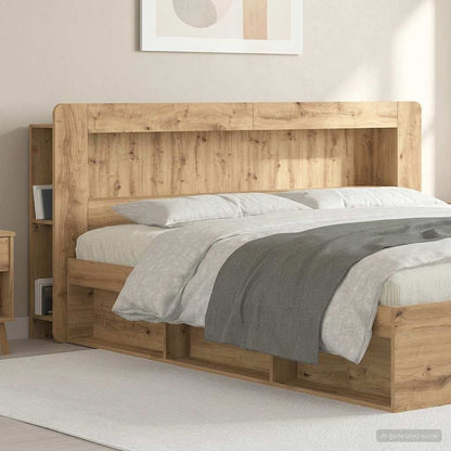 Testata del letto Rovere Artigianale Legno ingegnerizzato