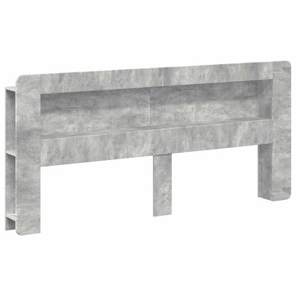 Testata del letto Grigio Cemento Legno ingegnerizzato