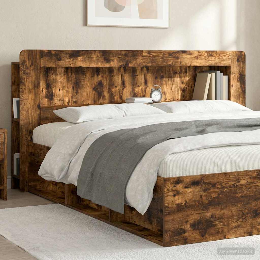 Testata del letto Quercia Affumicata 215 x 18,5 x 100 cm