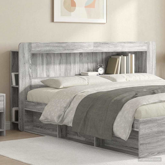Testata del letto Grigio Sonoma Legno ingegnerizzato