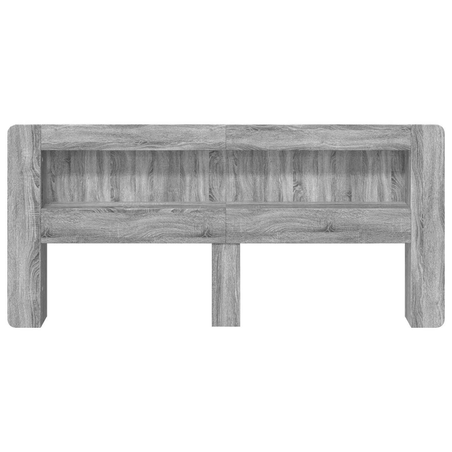 Testata del letto Grigio Sonoma Legno ingegnerizzato