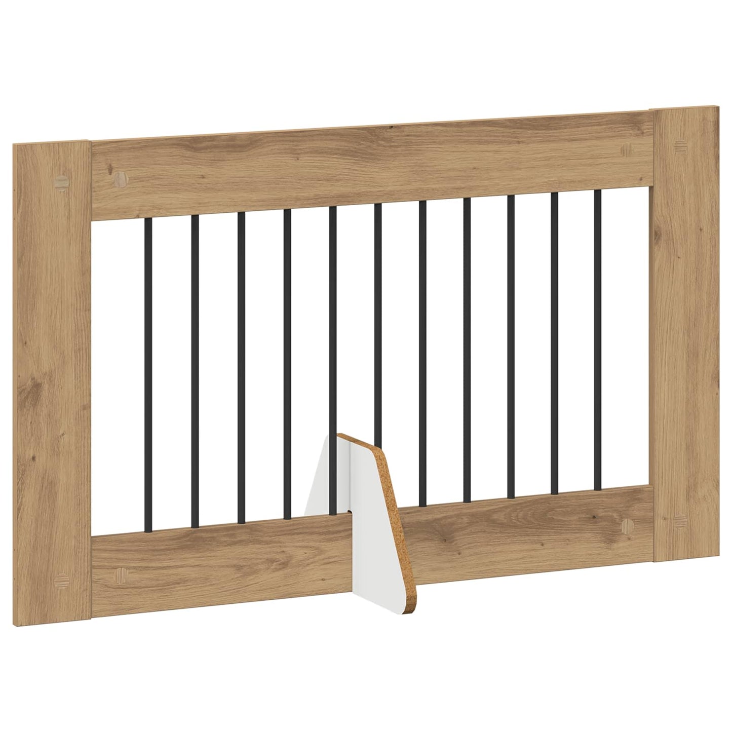 Cancello per cani con supporti 6 pcs Rovere Artigianale | homemem39