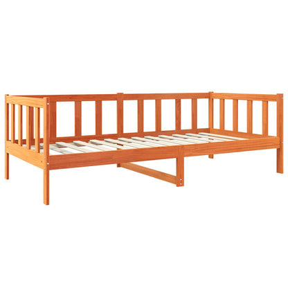Struttura del letto Marrone cerato 90 x 190 cm Pino massello | homemem39