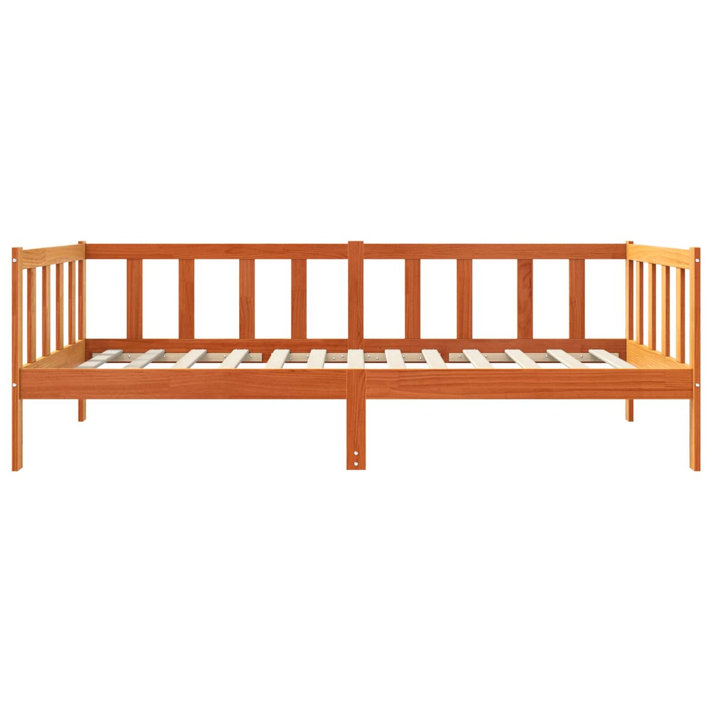 Struttura del letto Marrone cerato 90 x 190 cm Pino massello | homemem39